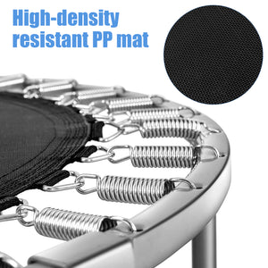 38 Inch Mini Folding Trampoline Portable Leisure Fitness Backboard
