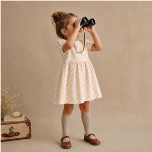 Organic Dolman Sleeve Dress - Pop Floral