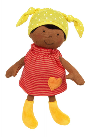 Plush Doll with Red Outfit