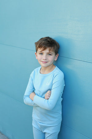 Stitched PJ- Bright Blue