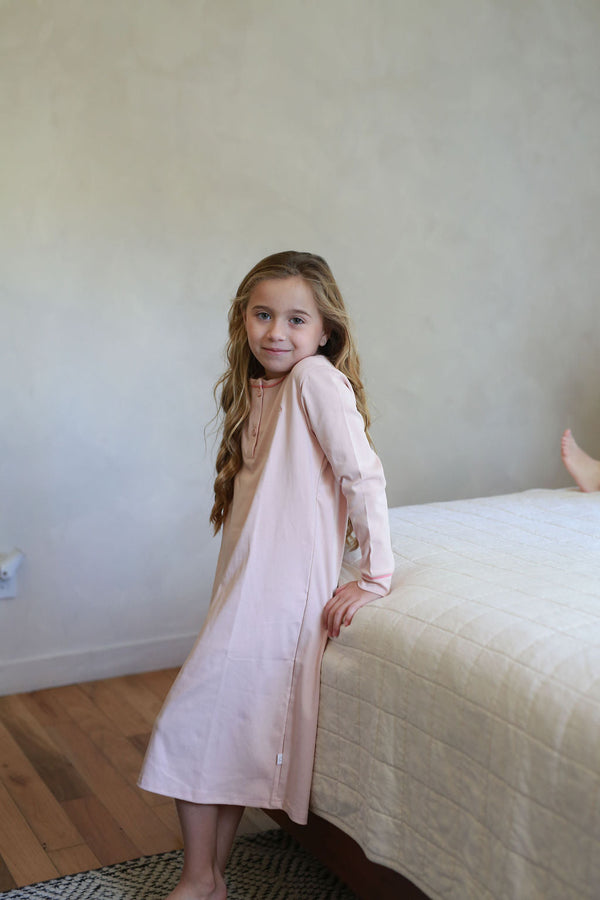 Grandpa Nightgown- Pink/Fuschia