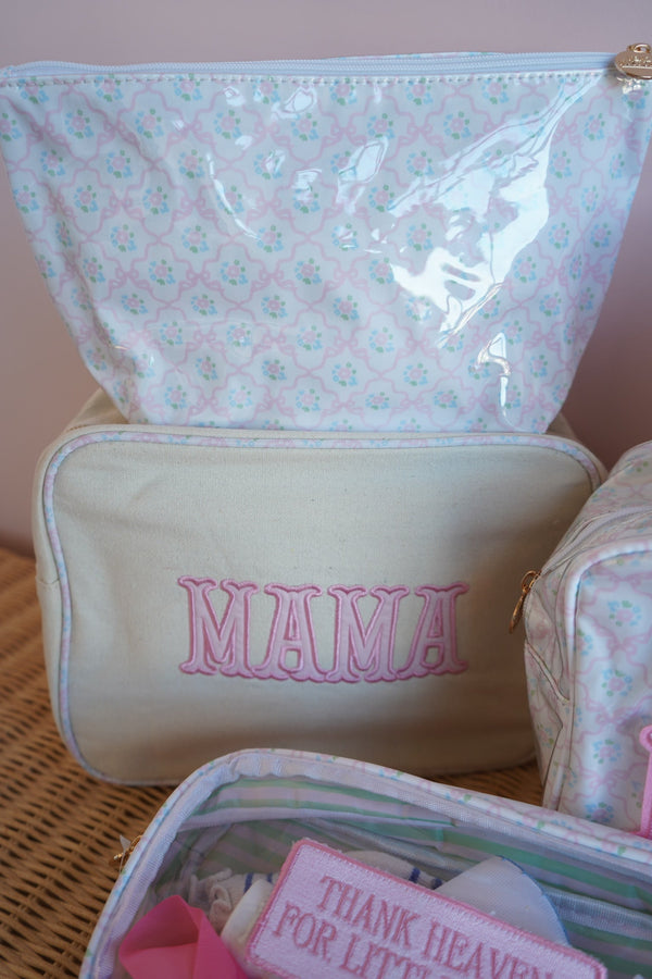KenzKustomz Mama XL Canvas Bag roomy tote 11 x 5 x 8 inches