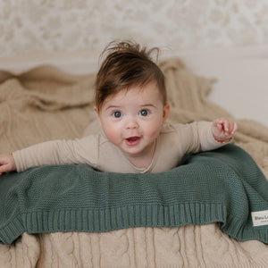 Organic Classic Luxury Knit Baby Swaddle Blanket