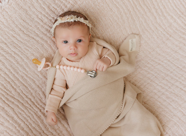 100% Cotton Organic Luxe Baby Blanket - MOOGCO Baby