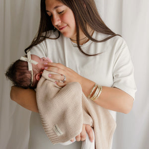 Organic Classic Luxury Knit Baby Swaddle Blanket