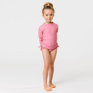 Kids LS Rash Top - Blush
