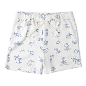Organic Tee & Shorts Set - Coastal