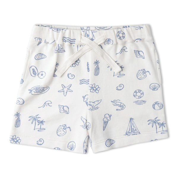 Organic Tee & Shorts Set - Coastal