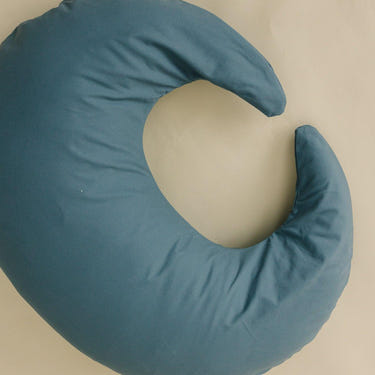 Bluejay nursing pillow cover for comfortable breastfeeding support, featuring a stylish design and soft fabric.