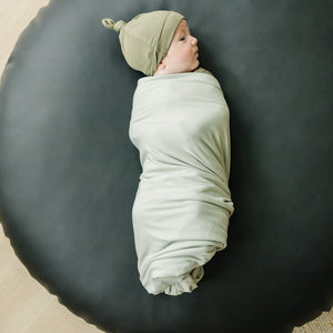 Sage Bamboo Stretch Swaddle