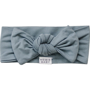 Dusty Blue Bamboo Head Wrap - MOOGCO Baby