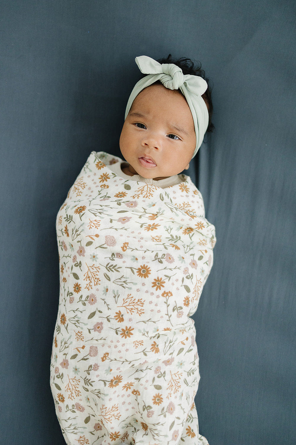 Meadow Floral Muslin Swaddle Blanket - MOOGCO Baby