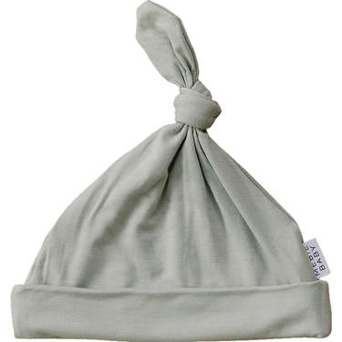 Sage Bamboo Newborn Knot Hat - MOOGCO Baby