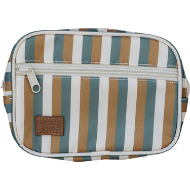 Sunset Stripe Mini Fanny Pack for babies, perfect for toys and entertainment on-the-go.