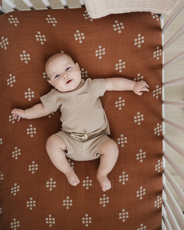 Chestnut Textiles Muslin Crib Sheet