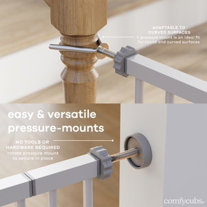 Baby Safety Gate in White