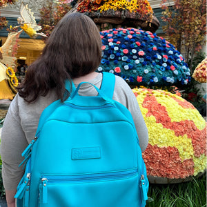 Sarah Wells Fiona Breast Pump Backpack – Neoprene, Machine Washable Bag with Insulated Storage, Laptop Sleeve & Straps