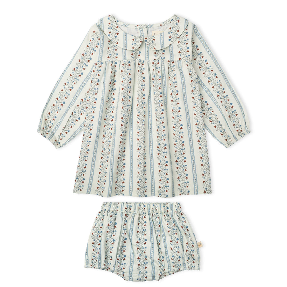Organic Peter Pan Collar Dress - Vine Trail