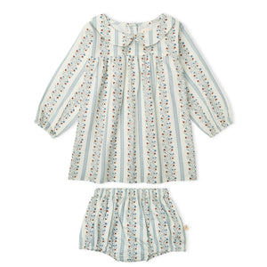 Organic Peter Pan Collar Dress - Vine Trail