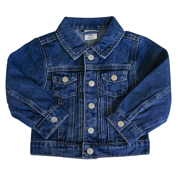 Dark Wash Denim Jean Jacket