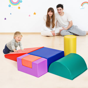 6 Piece Climb Crawl Play Set Indoor Kids Toddler - Indoor & Outdoor