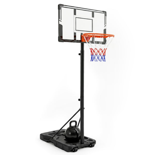 3.3-10 Feet Portable Basketball Hoop Adjustable with Base and Wheels