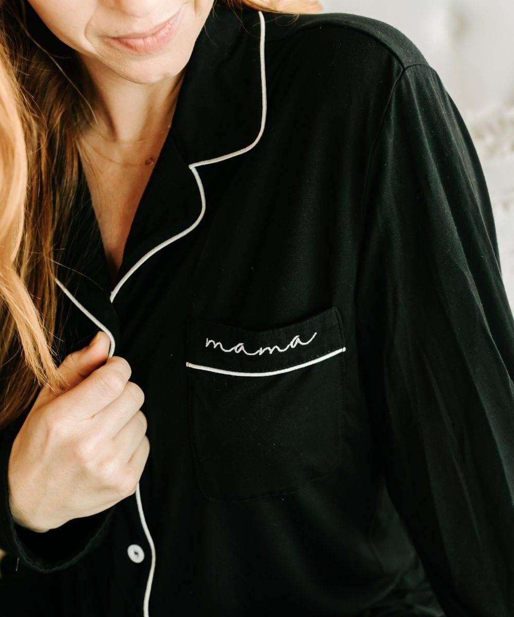 Long Mama Pajamas for babies, featuring soft fabric and cozy design, perfect for comfortable sleep and play.