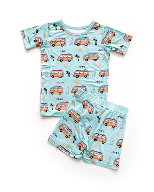 Bamboo Shorts Set | Retro Beach - MOOGCO Baby