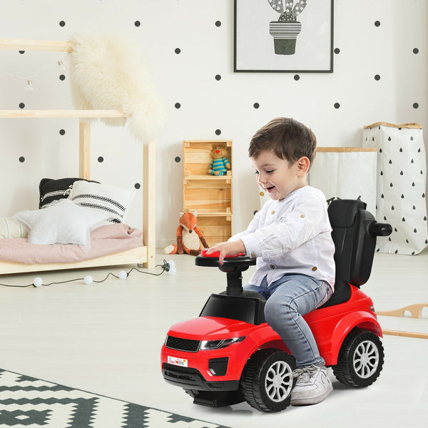 3 in 1 Ride on Push Car Toddler Stroller Sliding Car with Music