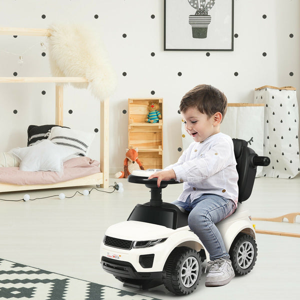 3 in 1 Ride on Push Car Toddler Stroller Sliding Car with Music