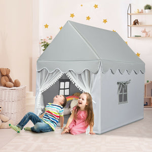 Kids Large Play Castle Fairy Tent with Mat - Indoor & Outdoor