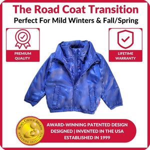 Car Seat Coat | The Road Coat Transition - Royal Blue