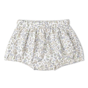 Organic Scalloped Top & Bloomers Set - Tulle Floral