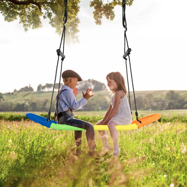 Saucer Tree Swing Surf Kids Outdoor Adjustable Swing Set