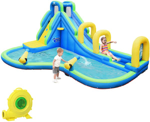 Multifunctional Inflatable Water Bounce with 735W Blower for Newborns & Infants