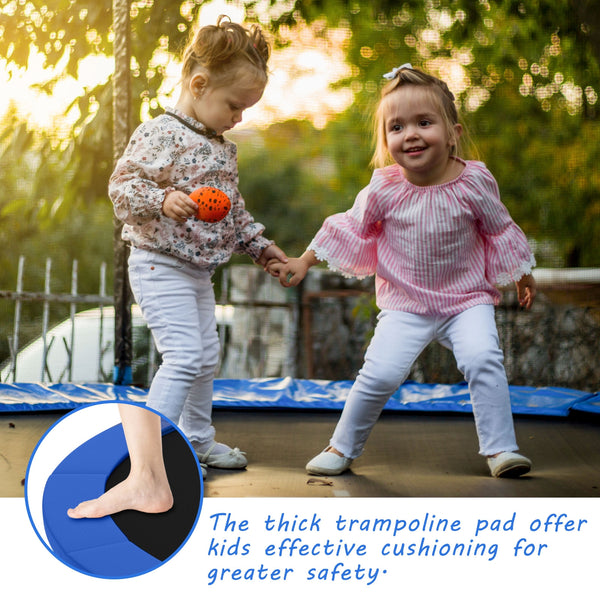 10 Feet Universal Spring Cover Trampoline Safety Pad - Durable replacement pad for enhanced safety in playtime fun.