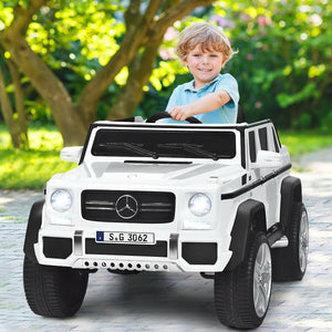 12V Licensed Mercedes-Benz Kids Ride On Car at angle 18, perfect toy for young car enthusiasts.