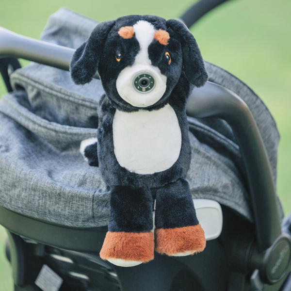 Zooby® baby monitor Cooper Canine, angle 5 view showcasing sleek design and advanced features for baby monitoring.