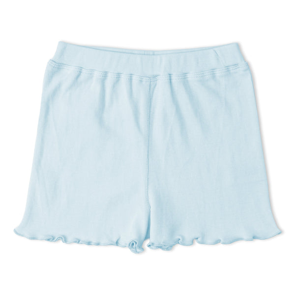 Organic Sleeveless Flutter Top & Shorts Set - Lobster