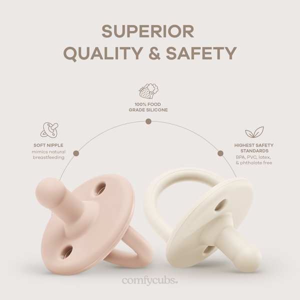 Pacifiers in Multicolor Girl, 5 Pack