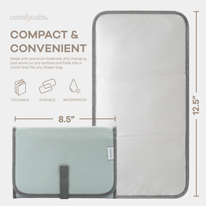 Compact Changing Pad in Earth Green