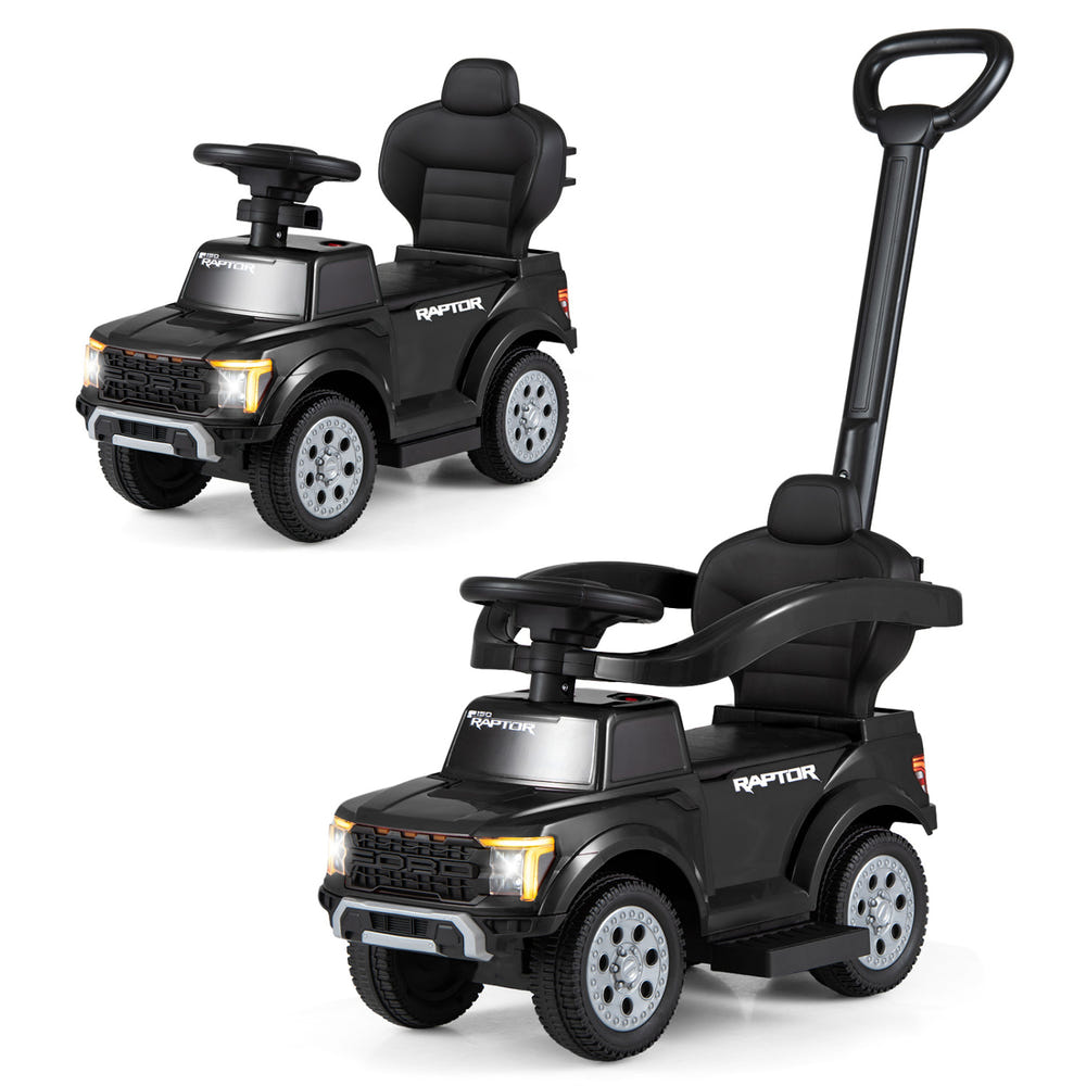 3-In-1 Licensed Ford Push Car for Toddlers