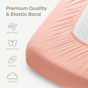 Muslin Fitted Crib Sheet