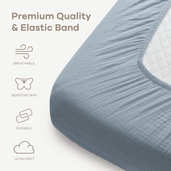 Muslin Fitted Crib Sheet