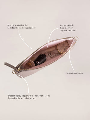 3-Piece Pouch Clutch Purse Set - Taupe - MOOGCO Baby