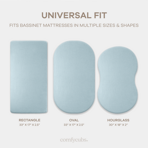 Muslin Fitted Bassinet Crib Sheet