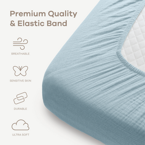 Muslin Fitted Crib Sheet