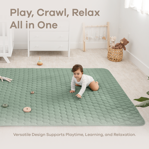 Play Mat with Non-Slip Bottom in Fern
