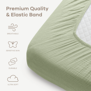 Muslin Fitted Crib Sheet