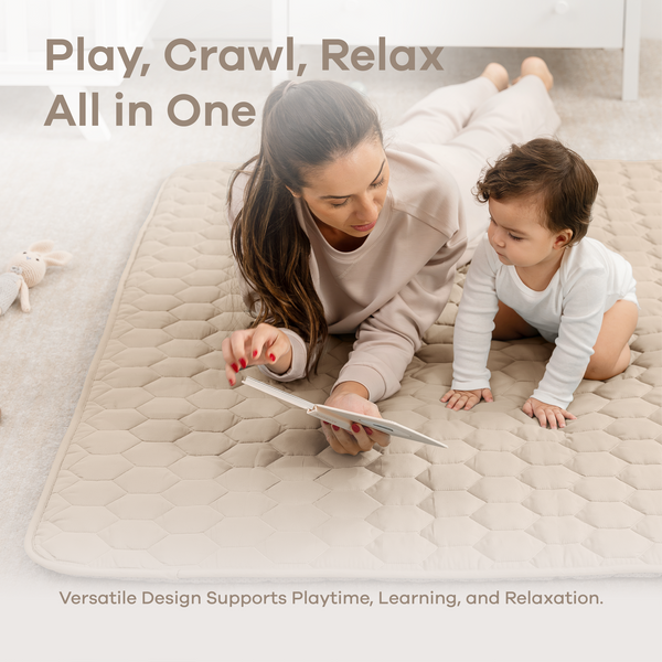 Play Mat with Non-Slip Bottom in Sand